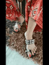 White Shell Open Toe Sandals - cunei